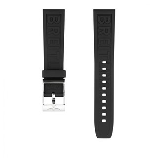 Black Diver Pro rubber strap - 20 mm