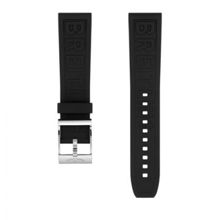 Black Diver Pro rubber strap - 22 mm