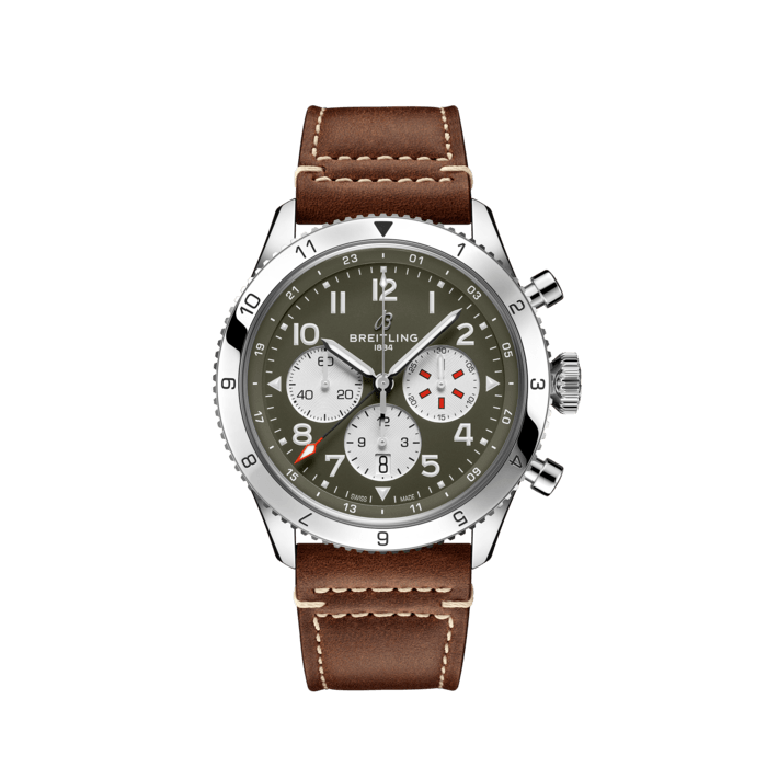 Super AVI B04 Chronograph GMT 46 Curtiss Warhawk - AB04452A1L1X1